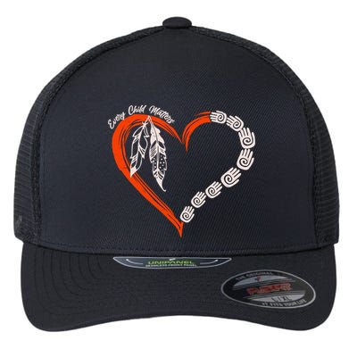 Every Child Matters Native American Pattern Flexfit Unipanel Trucker Cap