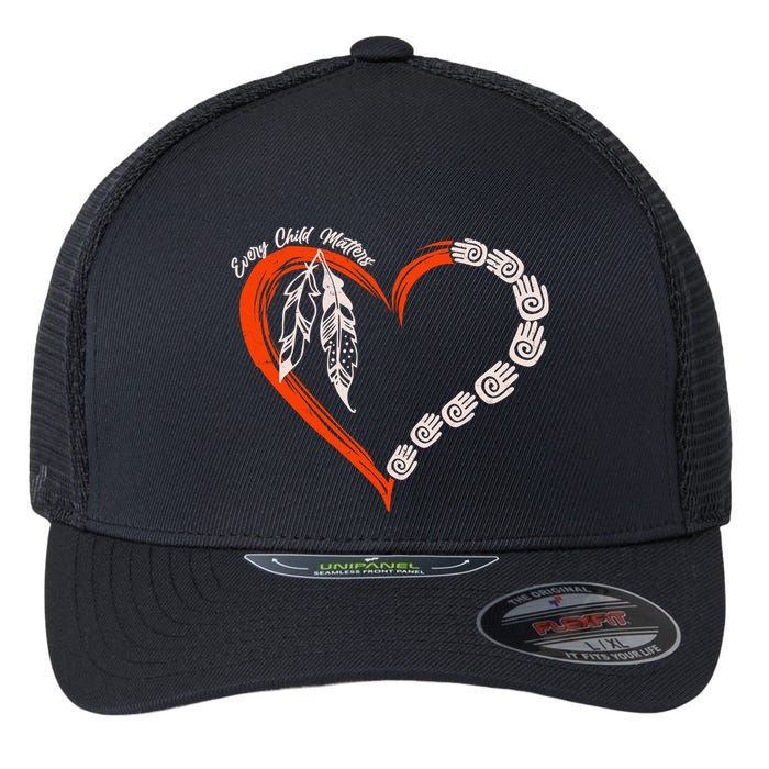 Every Child Matters Native American Pattern Flexfit Unipanel Trucker Cap