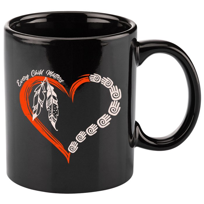 Every Child Matters Native American Pattern 11oz C Handle Ceramic Mug