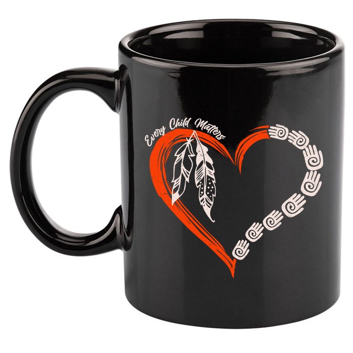 Every Child Matters Native American Pattern 11oz C Handle Ceramic Mug