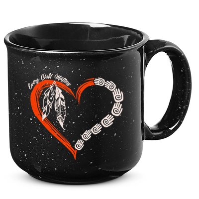 Every Child Matters Native American Pattern 15oz Campfire Ceramic Mug