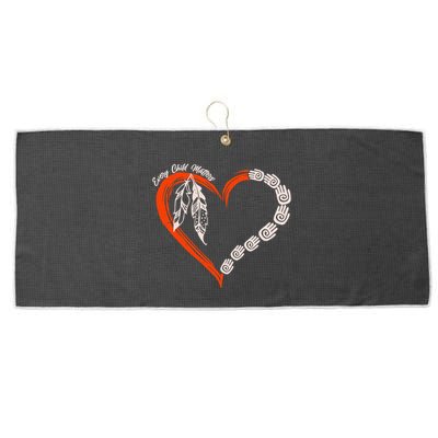 Every Child Matters Native American Pattern Large Microfiber Waffle Golf Towel