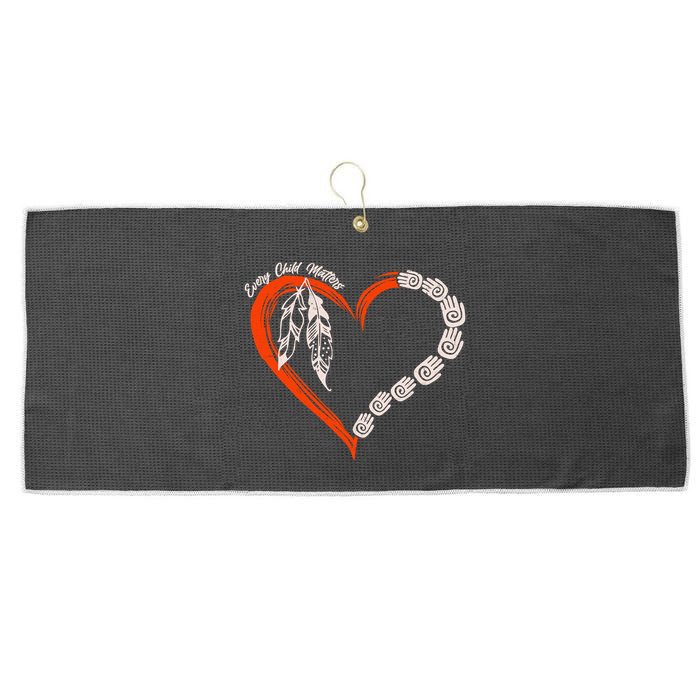 Every Child Matters Native American Pattern Large Microfiber Waffle Golf Towel