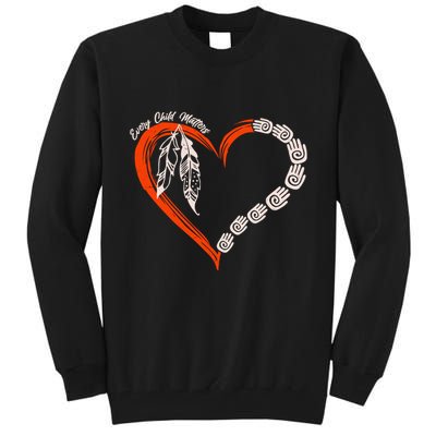 Every Child Matters Native American Pattern Tall Sweatshirt