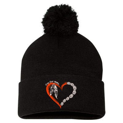 Every Child Matters Native American Pattern Pom Pom 12in Knit Beanie