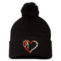 Every Child Matters Native American Pattern Pom Pom 12in Knit Beanie