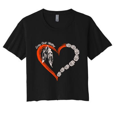 Every Child Matters Native American Pattern Crop Top