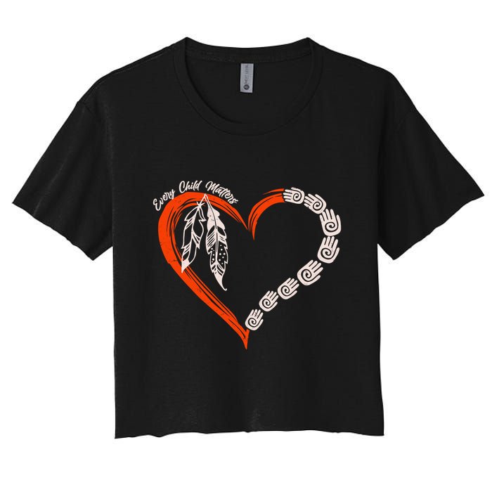 Every Child Matters Native American Pattern Crop Top