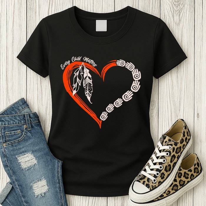 Every Child Matters Native American Pattern Womens T-Shirt
