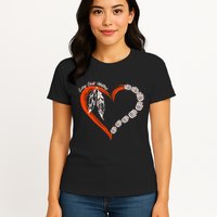 Every Child Matters Native American Pattern Womens T-Shirt