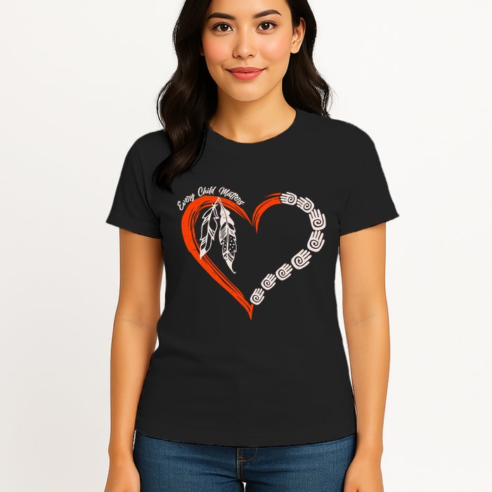 Every Child Matters Native American Pattern Womens T-Shirt