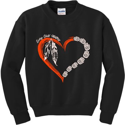 Every Child Matters Native American Pattern Kids Sweatshirt