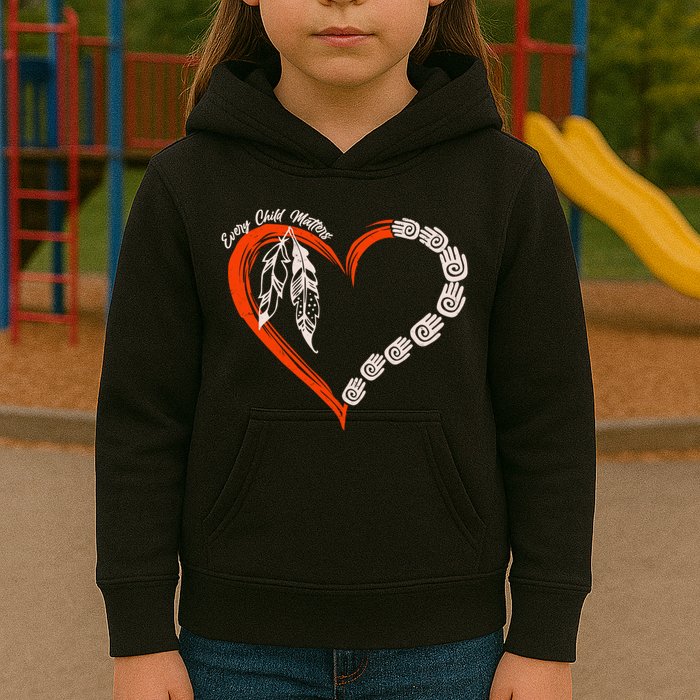 Every Child Matters Native American Pattern Kids Hoodie