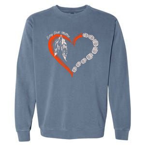 Every Child Matters Native American Pattern Garment-Dyed Sweatshirt