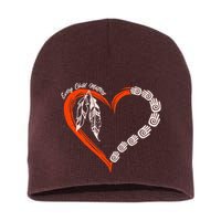 Every Child Matters Native American Pattern Short Acrylic Beanie