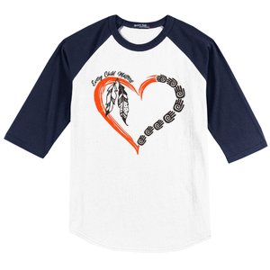 Every Child Matters Native American Pattern Baseball Sleeve Shirt