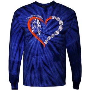 Every Child Matters Native American Pattern Tie-Dye Long Sleeve Shirt