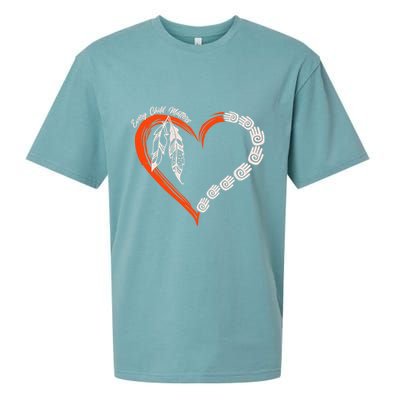 Every Child Matters Native American Pattern Sueded Cloud Jersey T-Shirt