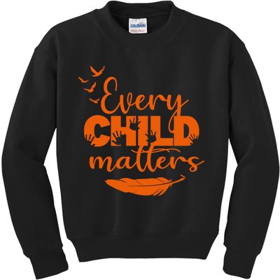 Every Child Matters Orange Canada Children Matter Kids Sweatshirt