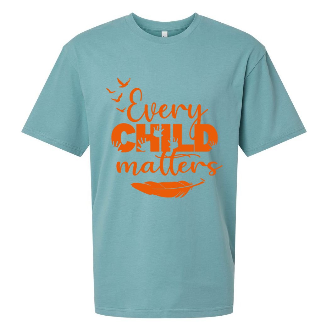 Every Child Matters Orange Canada Children Matter Sueded Cloud Jersey T-Shirt
