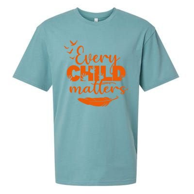 Every Child Matters Orange Canada Children Matter Sueded Cloud Jersey T-Shirt