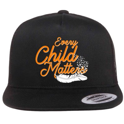 Every Child Matters Wear Orange Flat Bill Trucker Hat