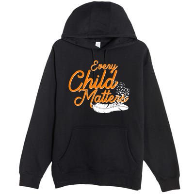 Every Child Matters Wear Orange Premium Pullover Hoodie