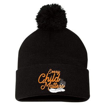 Every Child Matters Wear Orange Pom Pom 12in Knit Beanie