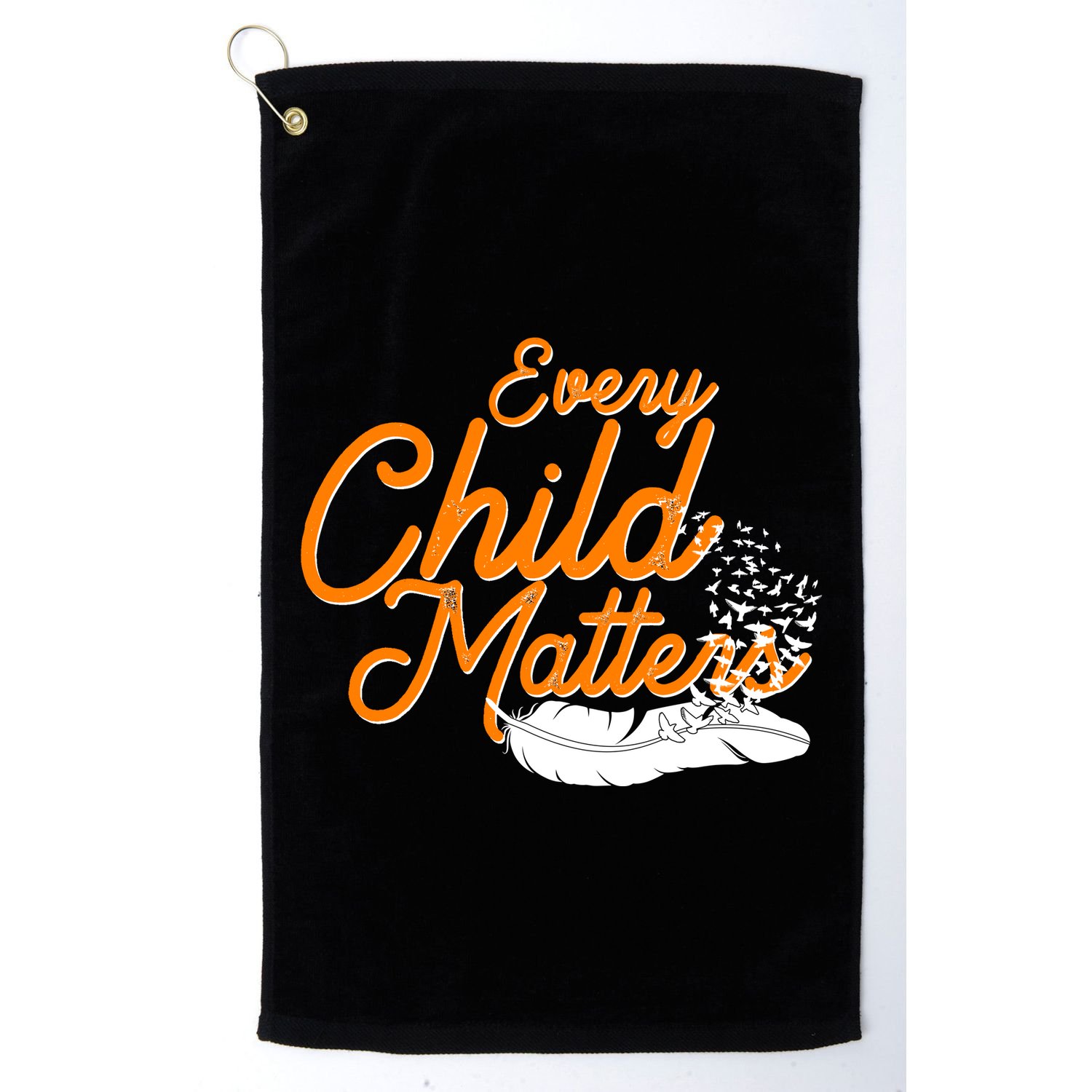 Every Child Matters Wear Orange Golf Towel