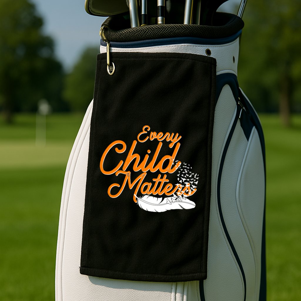 Every Child Matters Wear Orange Golf Towel