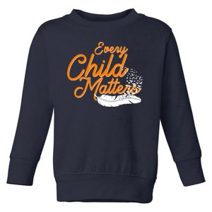 Every Child Matters Wear Orange Toddler Sweatshirt