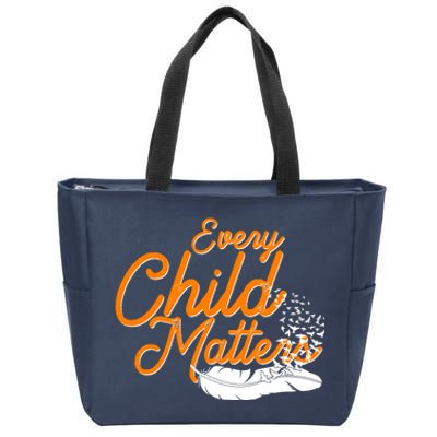 Every Child Matters Wear Orange Zip Tote Bag