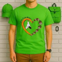 Every Child Matters Wear Orange Feather Heart T-Shirt