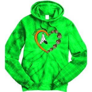 Every Child Matters Wear Orange Feather Heart Tie Dye Hoodie