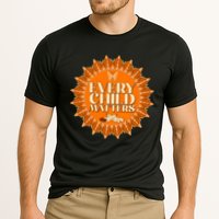 Every Child Matters Orange Butterfly Sun Flower Cooling Performance Crew T-Shirt