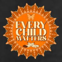 Every Child Matters Orange Butterfly Sun Flower Adult Drive Performance Visor