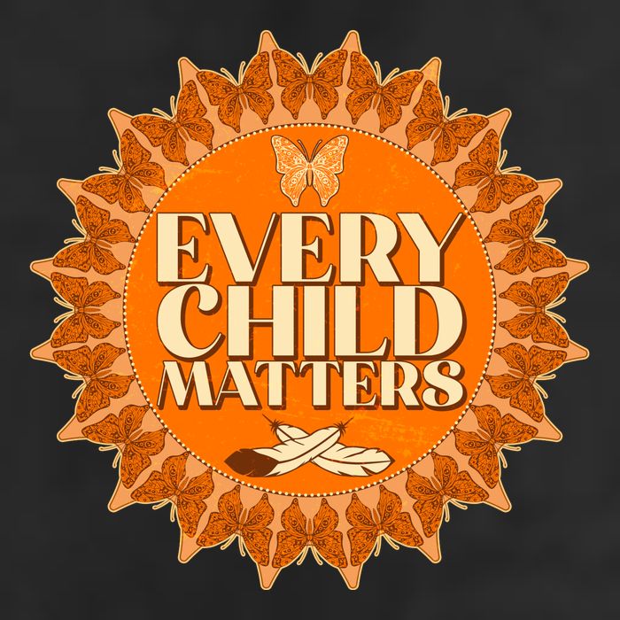 Every Child Matters Orange Butterfly Sun Flower Adult Drive Performance Visor