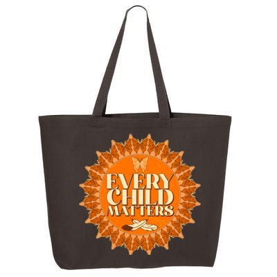 Every Child Matters Orange Butterfly Sun Flower 25L Jumbo Tote