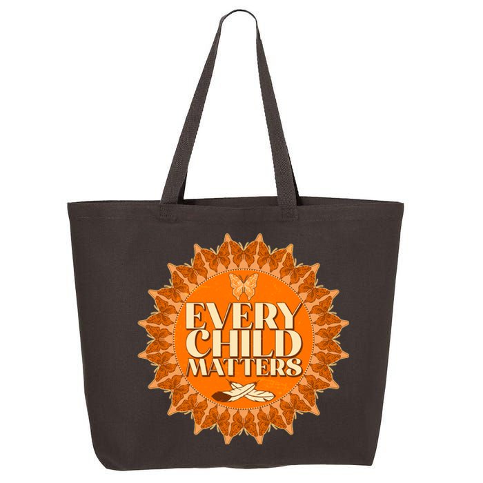 Every Child Matters Orange Butterfly Sun Flower 25L Jumbo Tote