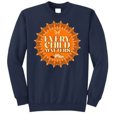 Every Child Matters Orange Butterfly Sun Flower Sweatshirt