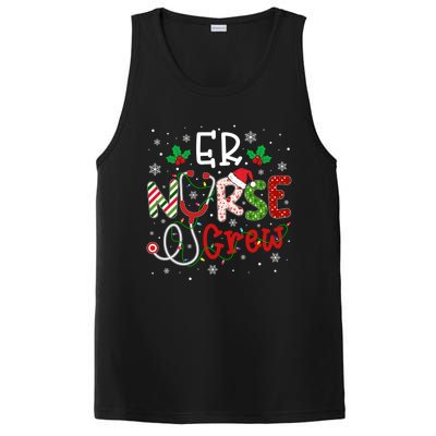 Er Christmas Nurse Crew Funny Nursing Christmas Pattern Gift PosiCharge Competitor Tank