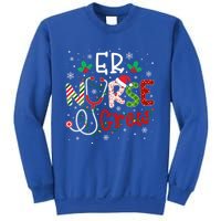 Er Christmas Nurse Crew Funny Nursing Christmas Pattern Gift Sweatshirt