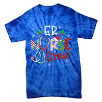 Er Christmas Nurse Crew Funny Nursing Christmas Pattern Gift Tie-Dye T-Shirt