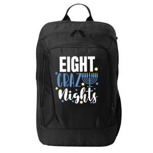 Eight Crazy Nights Jew Hanukkah Gift Chanukah Jewish City Backpack