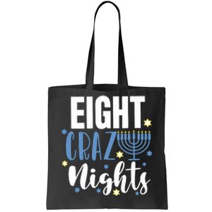 Eight Crazy Nights Jew Hanukkah Gift Chanukah Jewish Tote Bag