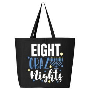 Eight Crazy Nights Jew Hanukkah Gift Chanukah Jewish 25L Jumbo Tote