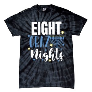 Eight Crazy Nights Jew Hanukkah Gift Chanukah Jewish Tie-Dye T-Shirt