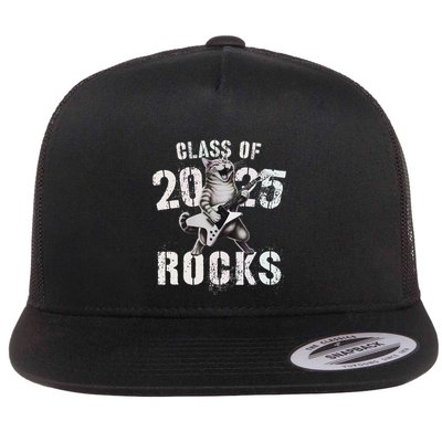 Epic Class Of 2025 Rocks Cat Graduated Signature Momento .Png Flatbill Hat