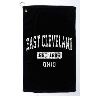 East Cleveland Ohio Oh Vintage Sports Established Golf Towel