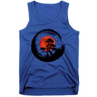 Enso Circle Of Budda And Bonsai Tree Yoga Design Gift Tank Top